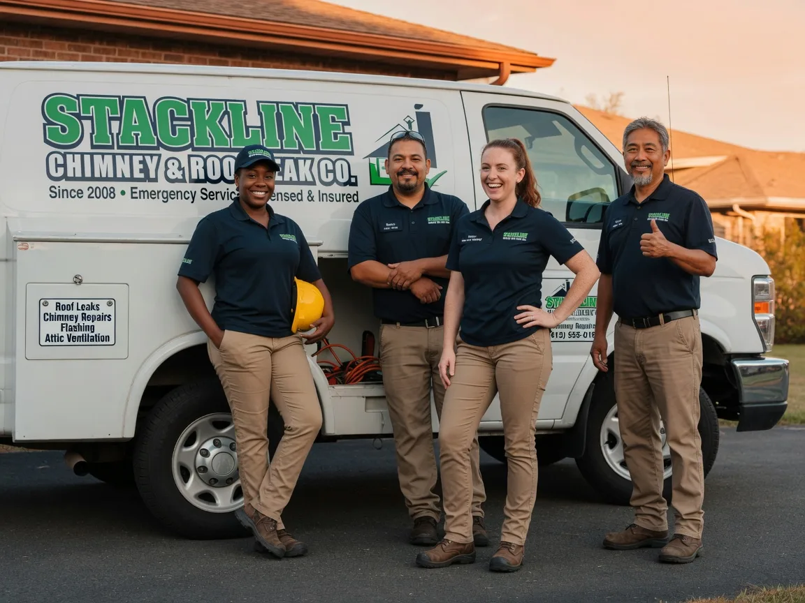 Chimney flashing repair company in Rankin, TX